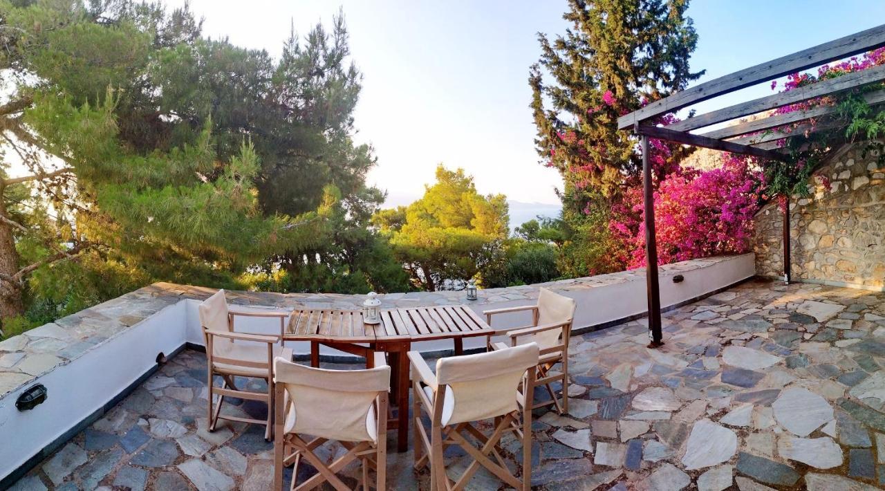 Pine Trees And Sea View Houses In Hydra - Daphne, Chloe, Myrto, Eleni Ngoại thất bức ảnh